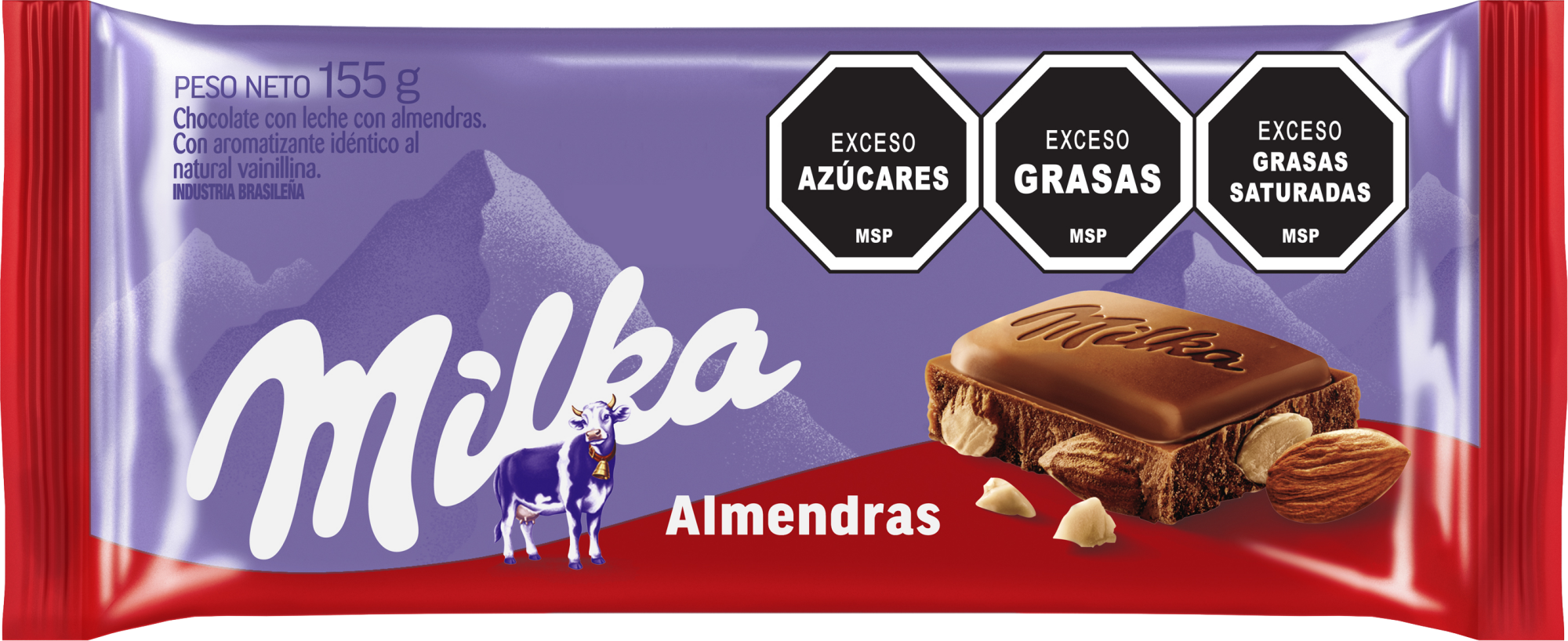 Milka Almendras 155g - Nerilan Uruguay